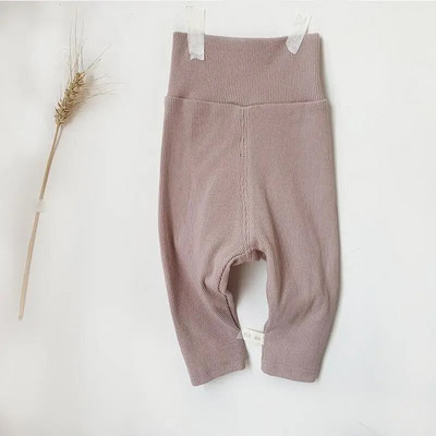 2023 Haine pentru nou-născut fete pantaloni cu talie înaltă sugari pantaloni comozi Pp toamnă băieți jambiere copii bebeluși pantaloni copii 0-3 t