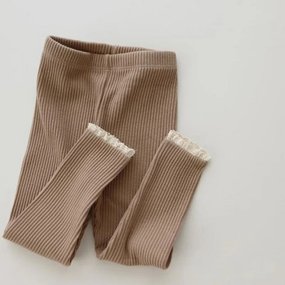 2023 Haine pentru nou-născut fete pantaloni cu talie înaltă sugari pantaloni comozi Pp toamnă băieți jambiere copii bebeluși pantaloni copii 0-3 t