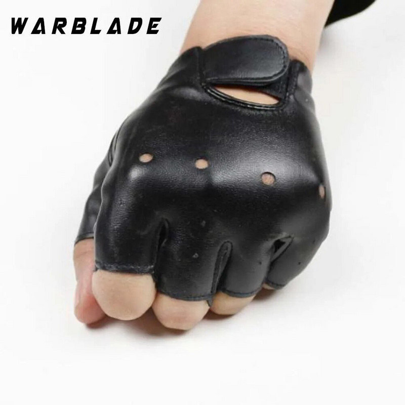 Mănuși din piele de înaltă calitate pentru copii, băieți, fete, fără degete, pentru copii, mănuși cu jumătate de deget, respirabile, negru, pentru copii
