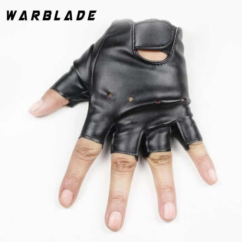 Mănuși din piele de înaltă calitate pentru copii, băieți, fete, fără degete, pentru copii, mănuși cu jumătate de deget, respirabile, negru, pentru copii