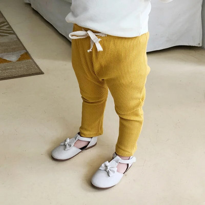 2022 Νέο Baby PP παντελόνι για αγόρια και κορίτσια την άνοιξη και το φθινόπωρο Απλή κλωστή Joker ελαστικό κολάν Παιδικά ρούχα Νεογέννητο παντελόνι