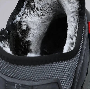 Μόδα Χειμερινά ανδρικά μποτάκια Soft Keep Warm Snow Boots Ανδρικά αντιολισθητικά βαμβακερά μποτάκια εξωτερικού χώρου για ζευγάρια Υψηλής ποιότητας χειμερινά παπούτσια
