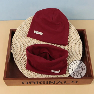 2 τμχ/σετ Ζεστό και άνετο παιδικό πλεκτό σετ κασκόλ και γάντια με κασκόλ για το Φθινόπωρο και το Χειμώνα Παιδικό Σετ Καπέλων και Κασκόλ 2023