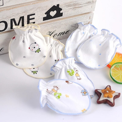 3Ζεύγη/Παρτίδα χαριτωμένα κινούμενα σχέδια μωρό βρέφη αγόρια κορίτσια Γάντια κατά των γρατσουνιών Μαλακά γάντια μωρά γάντια Παιδικά γάντια αξεσουάρ για νεογέννητα