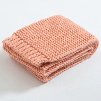 Eșarfă pentru copii de iarnă pentru bebeluși eșarfe tricotate solide Batic cald pentru copii, fete, băieți, eșarfă moale de tricotat stil coreean nou