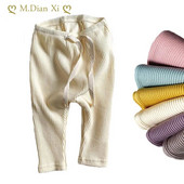 Beebi Imiku Solid Retuusid Poisid Soonikud Pp püksid Väikesed Tüdrukud Vabaaja Haremi Püksid Laste Püksid Altpüksid Vastsündinud beebipüksid