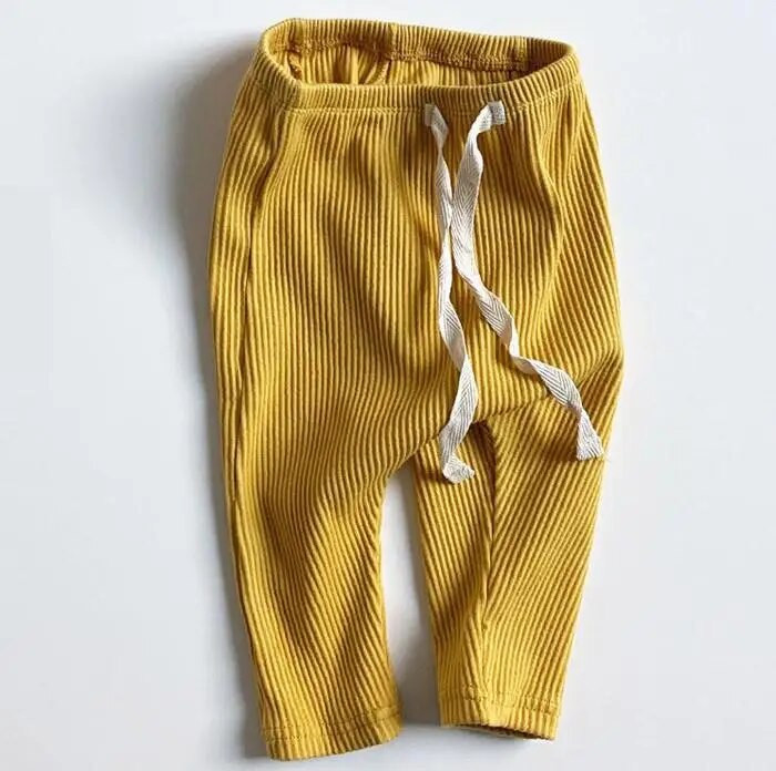 Beebi Imiku Solid Retuusid Poisid Soonikud Pp püksid Väikesed Tüdrukud Vabaaja Haremi Püksid Laste Püksid Altpüksid Vastsündinud beebipüksid