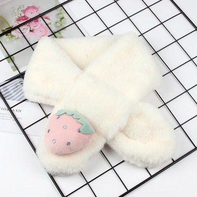 Φθινοπωρινό χειμωνιάτικο μαλακό βελούδινο παιδικό μαντίλι Χαριτωμένο καρτούν κοριτσάκι μωρό χοντρό ζεστό κασκόλ Εξωτερικό παιδικό μαντήλι μωρό αξεσουάρ