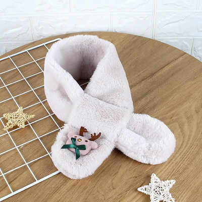 Φθινοπωρινό χειμωνιάτικο μαλακό βελούδινο παιδικό μαντίλι Χαριτωμένο καρτούν κοριτσάκι μωρό χοντρό ζεστό κασκόλ Εξωτερικό παιδικό μαντήλι μωρό αξεσουάρ