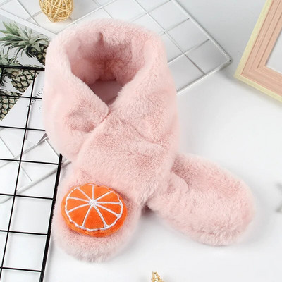 Φθινοπωρινό χειμωνιάτικο μαλακό βελούδινο παιδικό μαντίλι Χαριτωμένο καρτούν κοριτσάκι μωρό χοντρό ζεστό κασκόλ Εξωτερικό παιδικό μαντήλι μωρό αξεσουάρ