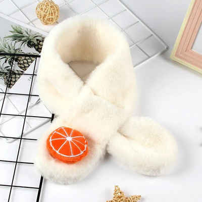 Φθινοπωρινό χειμωνιάτικο μαλακό βελούδινο παιδικό μαντίλι Χαριτωμένο καρτούν κοριτσάκι μωρό χοντρό ζεστό κασκόλ Εξωτερικό παιδικό μαντήλι μωρό αξεσουάρ