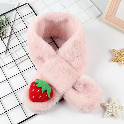 Φθινοπωρινό χειμωνιάτικο μαλακό βελούδινο παιδικό μαντίλι Χαριτωμένο καρτούν κοριτσάκι μωρό χοντρό ζεστό κασκόλ Εξωτερικό παιδικό μαντήλι μωρό αξεσουάρ