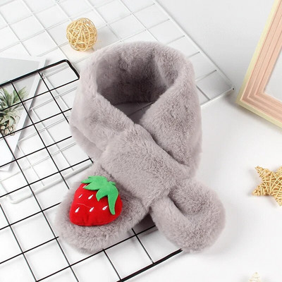 Φθινοπωρινό χειμωνιάτικο μαλακό βελούδινο παιδικό μαντίλι Χαριτωμένο καρτούν κοριτσάκι μωρό χοντρό ζεστό κασκόλ Εξωτερικό παιδικό μαντήλι μωρό αξεσουάρ