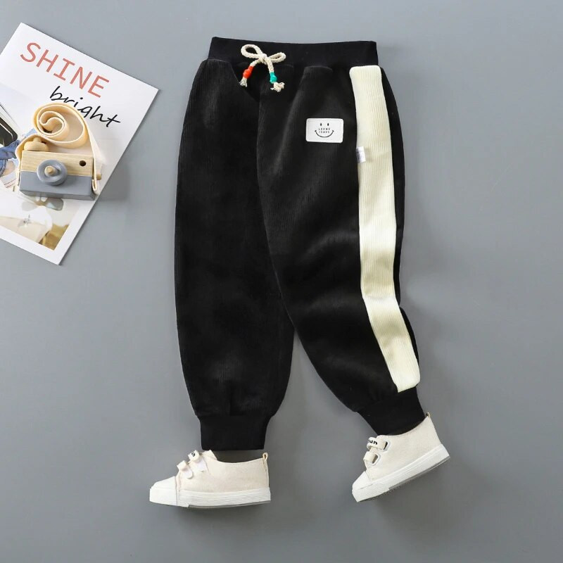 Παιδικά παντελόνια φθινοπώρου και χειμώνα 2022 Νέα αθλητικά παντελόνια για αγόρια Παντελόνια κοριτσίστικα βελούδινα χοντρά καθημερινά παιδικά παντελόνια ρούχα για αγόρι