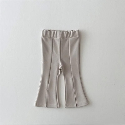 1-6T pentru copii mici Pantaloni pentru fetițe Pantaloni evazați cu imprimeu leopard la modă Îmbrăcăminte pentru sugari Pantaloni pentru copii Pantaloni streetwear