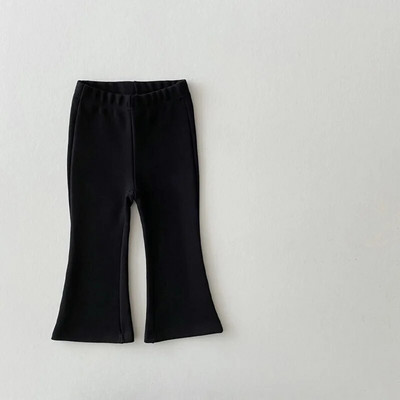 1-6T pentru copii mici Pantaloni pentru fetițe Pantaloni evazați cu imprimeu leopard la modă Îmbrăcăminte pentru sugari Pantaloni pentru copii Pantaloni streetwear