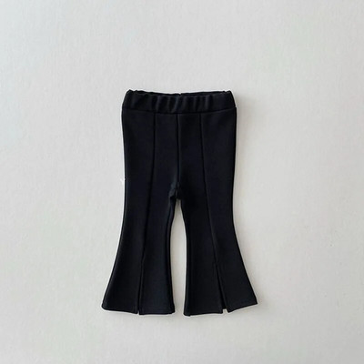 1-6T pentru copii mici Pantaloni pentru fetițe Pantaloni evazați cu imprimeu leopard la modă Îmbrăcăminte pentru sugari Pantaloni pentru copii Pantaloni streetwear