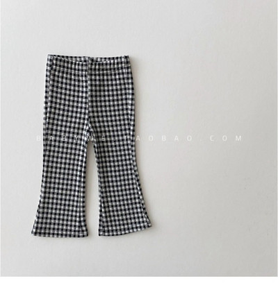 1-6T pentru copii mici Pantaloni pentru fetițe Pantaloni evazați cu imprimeu leopard la modă Îmbrăcăminte pentru sugari Pantaloni pentru copii Pantaloni streetwear