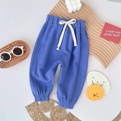 Αθλητικά παντελόνια για κορίτσια Χαλαρά κορδόνια για μωρά Convergent Casual Παντελόνια Αγόρια Παιδικά Ρούχα της The New Fashion Παιδικά αθλητικά παντελόνια