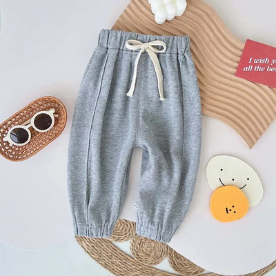 Αθλητικά παντελόνια για κορίτσια Χαλαρά κορδόνια για μωρά Convergent Casual Παντελόνια Αγόρια Παιδικά Ρούχα της The New Fashion Παιδικά αθλητικά παντελόνια