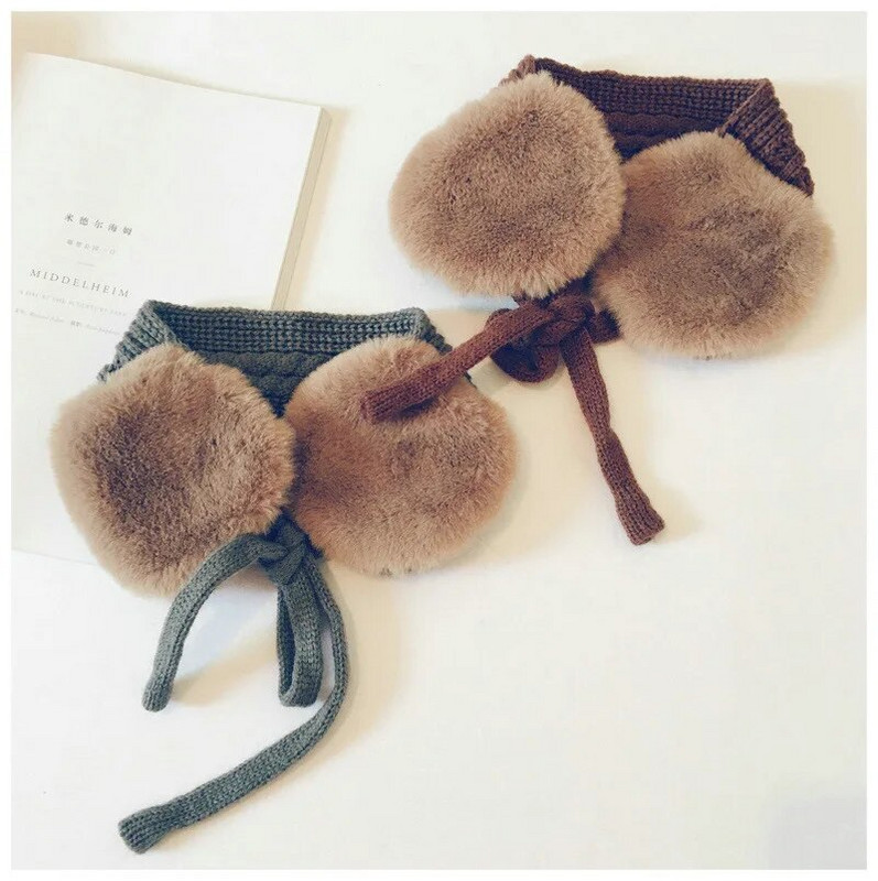 Κορεάτικο στυλ Χειμερινός παιδικός πλεκτός ωτοασπίδα καθαρού χρώματος βελούδο ζεστά κασκόλ Βρεφικά αγόρια κορίτσια Καπέλα Παιδικά κοστούμια Αξεσουάρ