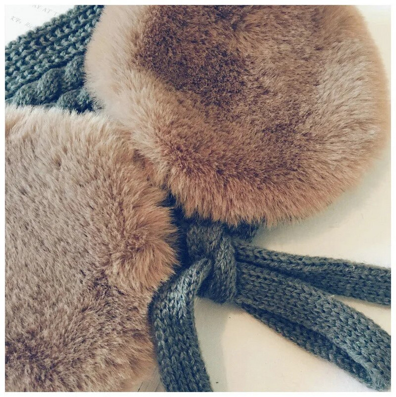 Κορεάτικο στυλ Χειμερινός παιδικός πλεκτός ωτοασπίδα καθαρού χρώματος βελούδο ζεστά κασκόλ Βρεφικά αγόρια κορίτσια Καπέλα Παιδικά κοστούμια Αξεσουάρ