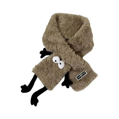 Eșarfă cu desene animate pentru gât Eșarfe calde de iarnă pentru copii, băieți, fete, copii mici, sugari, copii, batic de gât (pentru 0-3 ani)