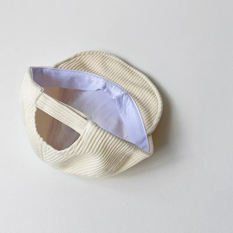 Κοτλέ Καπέλο μωρού αρκουδάκι καρτούν Καπέλο μωρού για αγόρια Φθινόπωρο Άνοιξη Παιδικό Καπέλο μπέιζμπολ για νήπια για κορίτσια Καπέλα για βρέφη 5-24 εκατ.