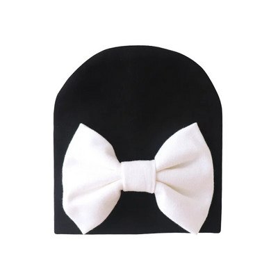 Pălărie de prințesă pentru bebeluș, pălărie pentru nou-născut, fundă mare, accesorii fotografice pentru nou-născut, șapcă pentru fetiță, primăvară, toamnă, accesorii pentru sugari 0-3M