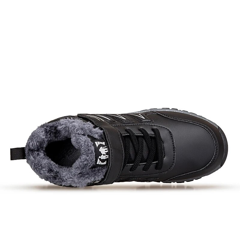 QZHSMY kaubamärgiga meeste saapad, mustad nahast tossud, meeste ülisoojad saapad, meeste matkajalatsid 2022. aasta talvesaapad, töökingad