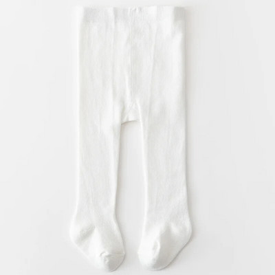 Beebipoisid Tüdrukud sukkpüksid Kevadsügis ühevärvilised puuvillased elastsed püksid vastsündinud tüdrukule säärised kõrge vöökohaga imikute sukkpüksid