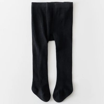 Beebipoisid Tüdrukud sukkpüksid Kevadsügis ühevärvilised puuvillased elastsed püksid vastsündinud tüdrukule säärised kõrge vöökohaga imikute sukkpüksid