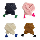 Παιδικά Παιδικά Φουλάρια Λαιμού Πιο Πυκνό Κασκόλ Φουλάρι Λαιμού Μωρό Αγόρια Κορίτσια Χειμώνας Ζεστό Κασκόλ γιακά G99C