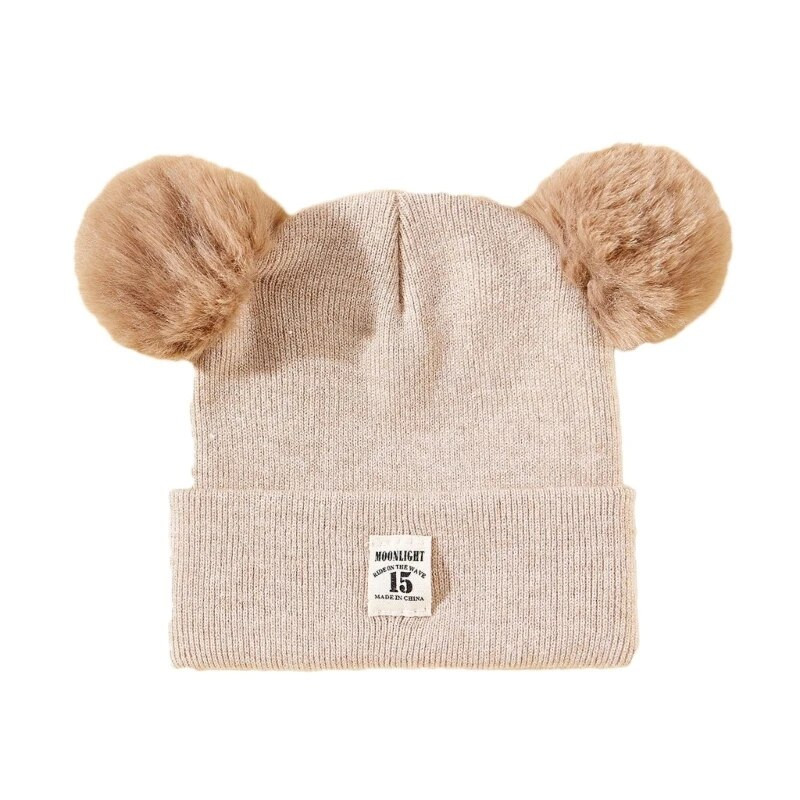 Beebi talvine soe müts Bear Imiku väikelapse nokamüts lastele
