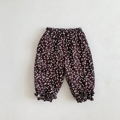 Pantaloni de iarnă pentru fetiță 2022, nou-născuți, copii, talie elastică, floare, fleece, pantaloni de lungime întreagă, îmbrăcăminte de fund, haine