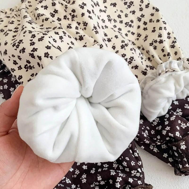 2022 Χειμερινό βρεφικό παντελόνι 0-3 ετών Νεογέννητο Παιδικό Ελαστικό λουλούδι μέσης Fleece Thincken Παντελόνι Παντελόνι Παντελόνι Πανωφόρι