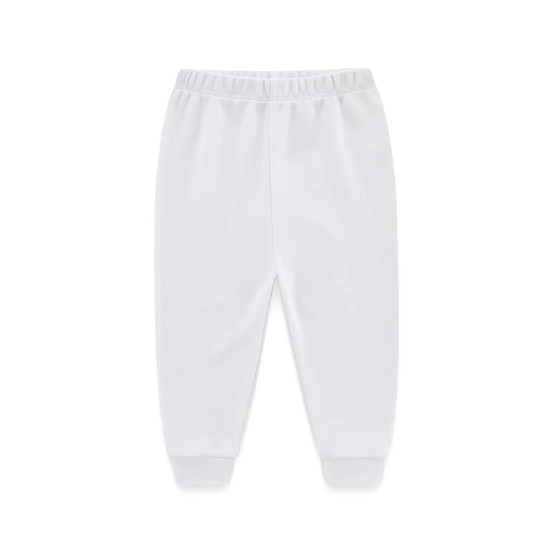 1-osalised Unisex ühevärvilised püksid vastsündinud beebile tüdrukule 0-24M puuvillased poisipüksid sügispidžaamapüksid suvised säärised