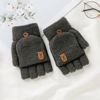 Ръкавици с ръкавици Flip Thermal Gloves Мек пухкав сензорен екран Зимни топли работни ръкавици за мъже, жени, дами, момчета, момичета, деца, артрит