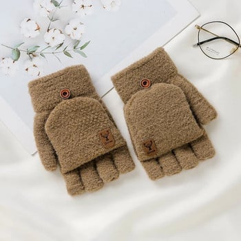 Ръкавици с ръкавици Flip Thermal Gloves Мек пухкав сензорен екран Зимни топли работни ръкавици за мъже, жени, дами, момчета, момичета, деца, артрит