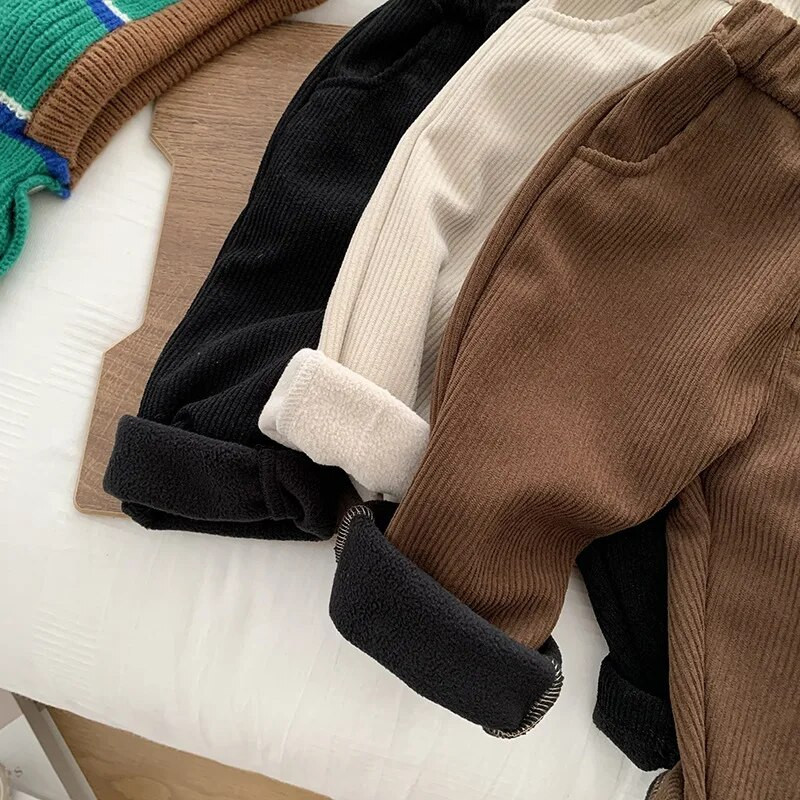 MILANCEL 2023 Φθινόπωρο Solid Παιδικά Αγόρια ίσια παντελόνια μόδας Παιδικά ρούχα Παντελόνια τζιν για 1-6 χρόνια