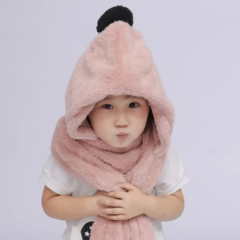 Talvine tuulekindel õue plüüsist salli mütsi kindakomplektid kolmeosaline komplekt soe müts salli müts kindakomplektid rõivad tarvikud