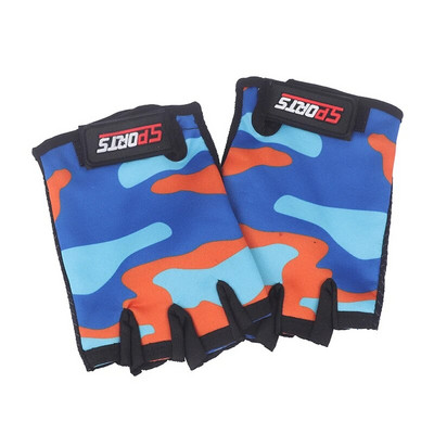 Παιδικά γάντια ποδηλασίας Παιδικά γάντια μισού δακτύλου Ελαστικά αντιολισθητικά γάντια ποδηλάτου