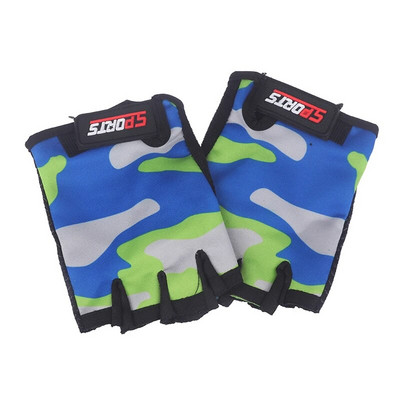 Παιδικά γάντια ποδηλασίας Παιδικά γάντια μισού δακτύλου Ελαστικά αντιολισθητικά γάντια ποδηλάτου