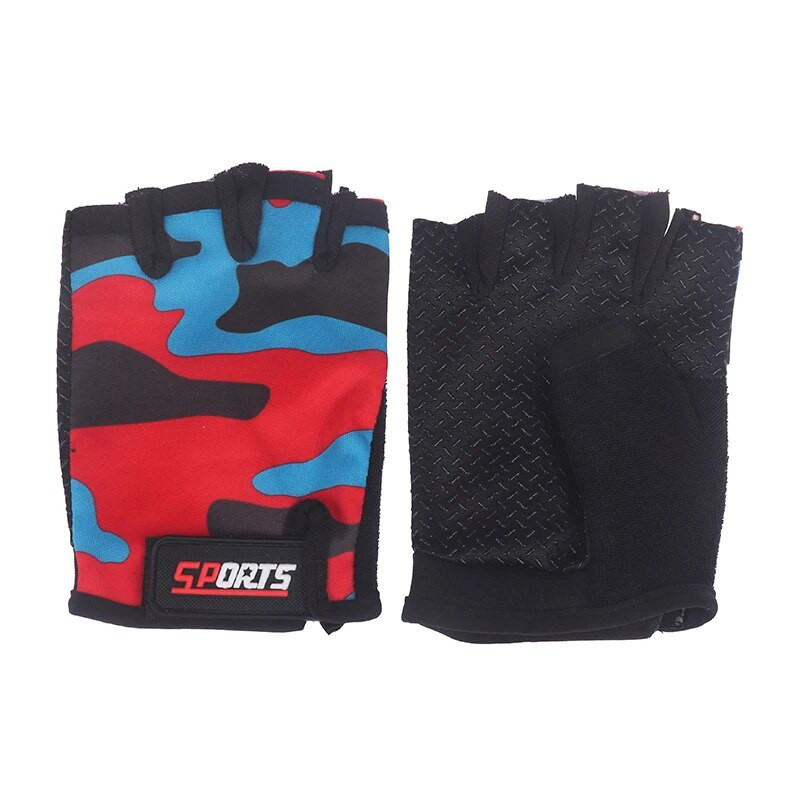 Παιδικά γάντια ποδηλασίας Παιδικά γάντια μισού δακτύλου Ελαστικά αντιολισθητικά γάντια ποδηλάτου