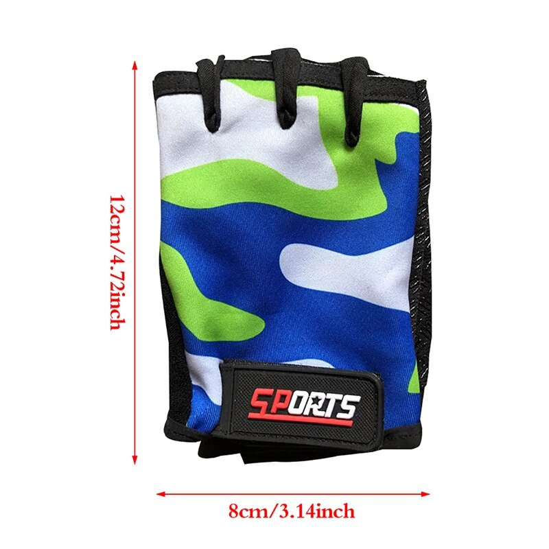 Παιδικά γάντια ποδηλασίας Παιδικά γάντια μισού δακτύλου Ελαστικά αντιολισθητικά γάντια ποδηλάτου