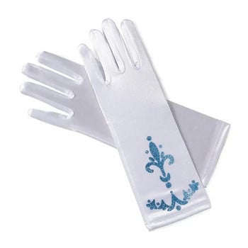 Flower Girl Wedding Gloves Princess Girls Elsa Anna Accessories Set Kids Party Cosplay Belle Sofia Snow Queen Snow Flake Gloves