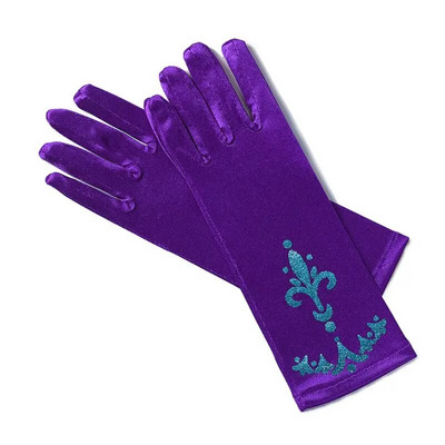 Svadobné rukavice pre dievčatá s kvetmi, princezná, dievčatá, Elsa, Anna, doplnky, sada, detská párty, cosplay, Belle Sofia, snehová kráľovná, rukavice s vločkami