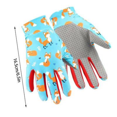 Laste rattakindad Ice Silk Päikesekaitsekindad Lastele Väikelastele Tüdrukutele Sõidukindad Rullpüügiks Jalgrattasõiduks Uisutamiseks