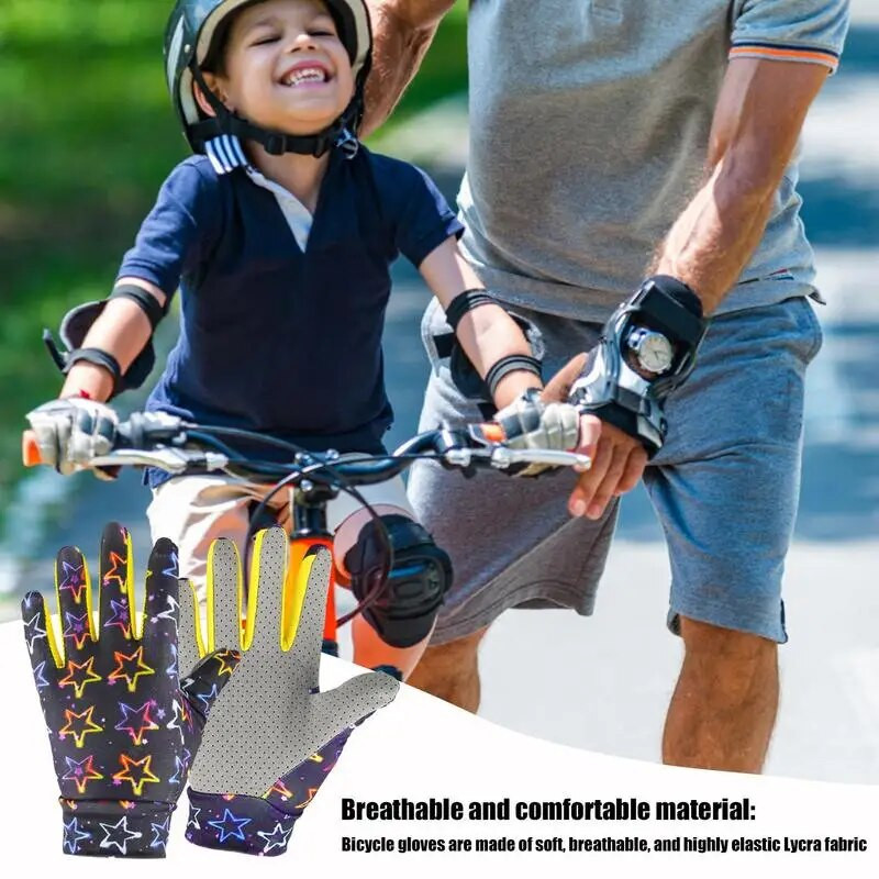 Laste rattakindad Ice Silk Päikesekaitsekindad Lastele Väikelastele Tüdrukutele Sõidukindad Rullpüügiks Jalgrattasõiduks Uisutamiseks