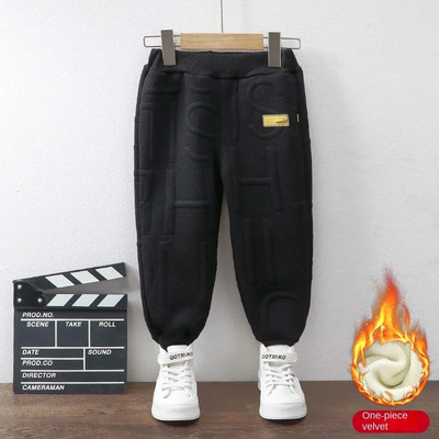 Sügistalv Lapsed Soojad püksid Poiss Tüdrukud Üheosalised fliispüksid Välisrõivad Spordipüksid 3-10Y Lasteriided Vabaaja püksid